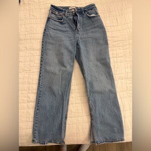 Abercrombie Light Blue Straight Leg Jeans